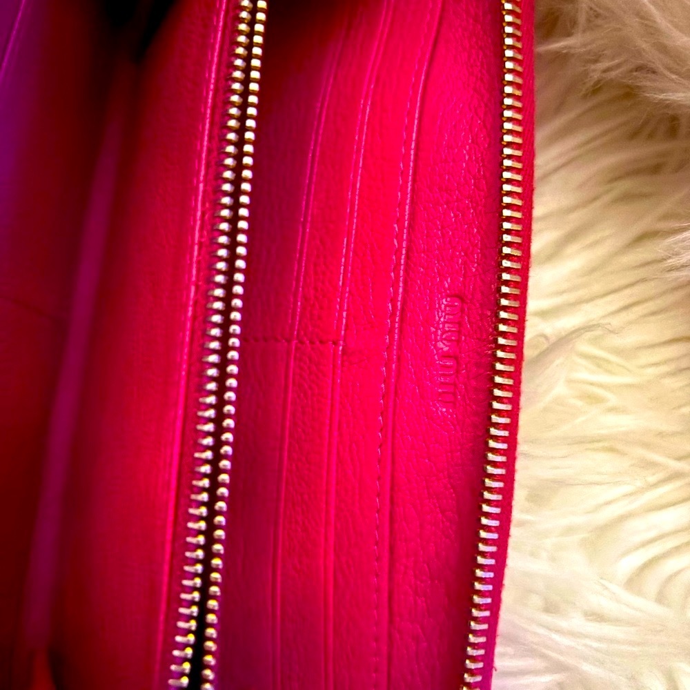 Authentic Miu Miu Long Zip Wallet. Made In Turkey! - image 8